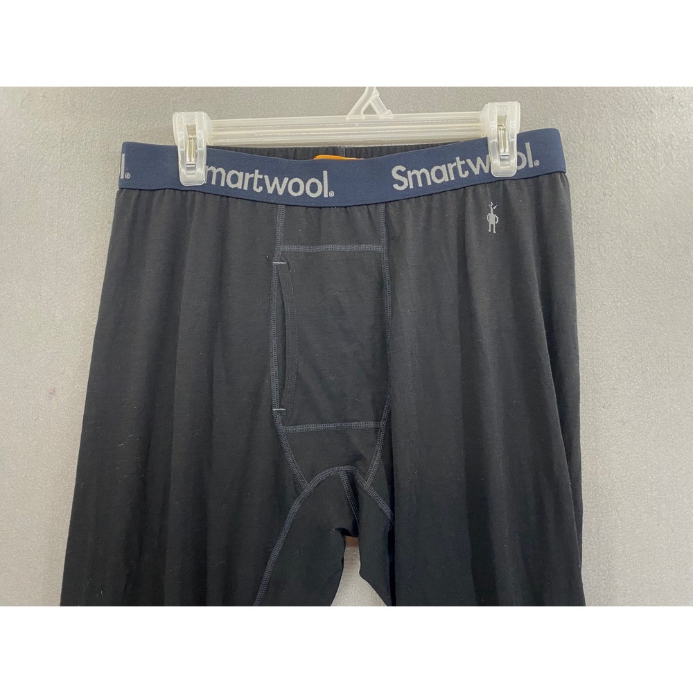 Smartwool Merino 150 Mens Black Base Layer Leggings Large Activewear Bottoms - Picture 3 of 6